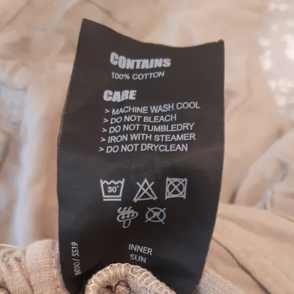 DEMOBAZA Gray/Beige Cargo Pants with Tapered Legs - Picture 15 of 15